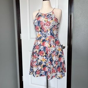 Floral Halter Top Dress
